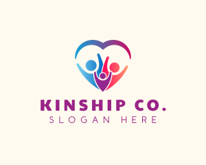 Family - Heart Family Support logo design