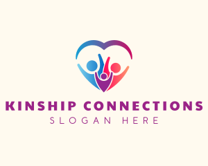 Family - Heart Family Support logo design