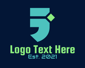 Cyber Space - Number 9 Web Hosting logo design