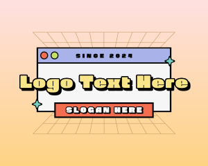 Badge - Cute Quirky Video Game logo design