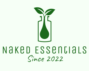 Organic Essential Oil Extract  logo design