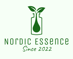 Organic Essential Oil Extract  logo design