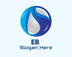 Blue 3D Sphere Logo