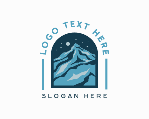 Tourism - Starry Mountain Summit logo design