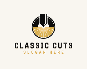 CNC Laser Cutter Technician logo design