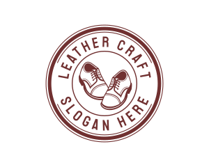 Leather - Oxford Shoes Footwear logo design