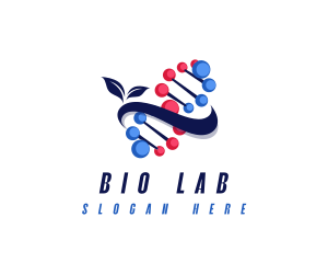 Biology - DNA Biotech Science logo design