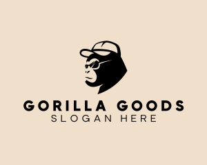 Cool Monkey Gorilla logo design