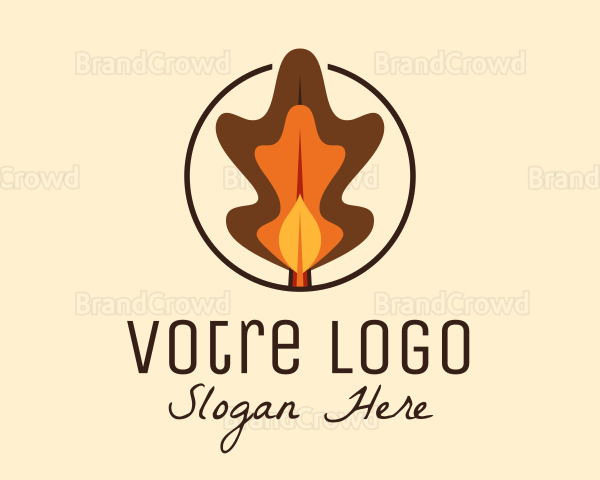 Autumn Leaves Decor Logo