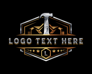 Carpentry - Hammer Roofing Carpentry logo design