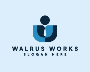 Professional Work Businessman  logo design