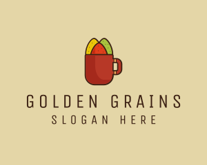 Grains - Natural Flavor Spices logo design