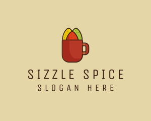 Natural Flavor Spices logo design