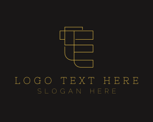 Trenching - Construction Engineer Industrial logo design