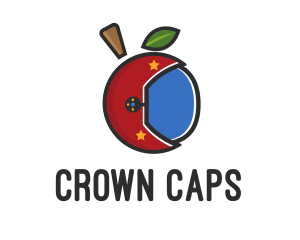 Colorful Apple Helmet logo design