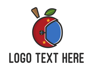 Learning - Colorful Apple Helmet logo design