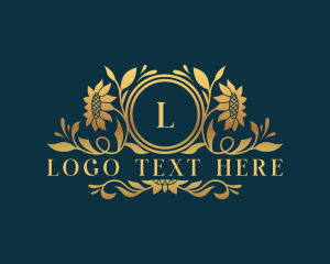 Elegant - Luxury Floral Boutique logo design
