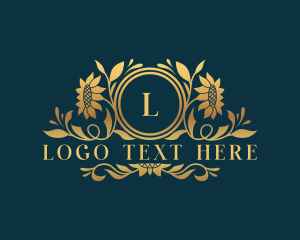 Luxury Floral Boutique Logo