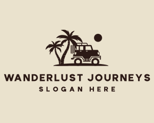 Travel - Vehicle Jeep Travel logo design