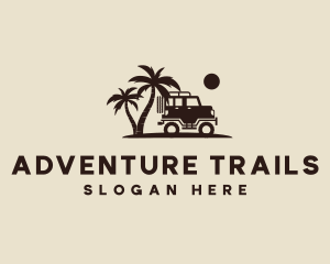 Vehicle Jeep Travel logo design