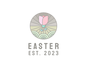Rose - Intricate Flower Badge logo design