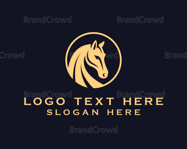 Stallion Horse Stable Logo