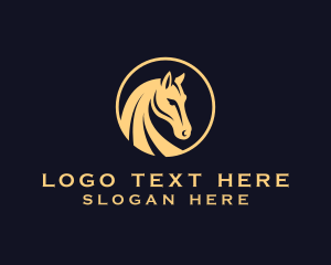 Stallion Horse Stable Logo