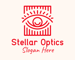 Red Optical Clinic logo design