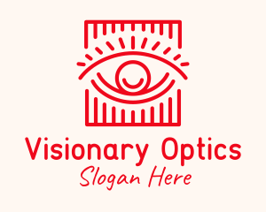 Optometry - Red Optical Clinic logo design