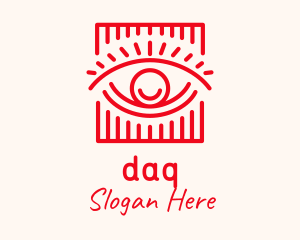 Eye - Red Optical Clinic logo design