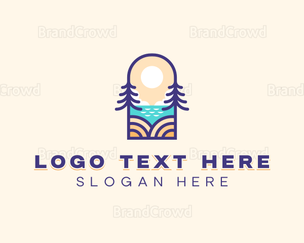 Island Beach Travel Logo