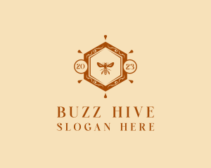 Honey Bee Apiary  logo design