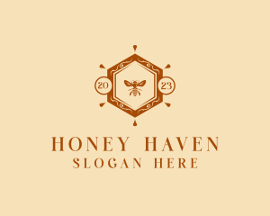 Apiary - Honey Bee Apiary logo design