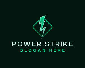 Thunderbolt - Electric Thunderbolt Charge logo design