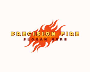 Restaurant Hot Fire logo design