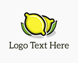 Vegetarian - Lemon Fruit Farm logo design