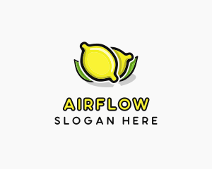 Lemon Fruit Citrus logo design