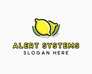 Lemon Fruit Citrus logo design