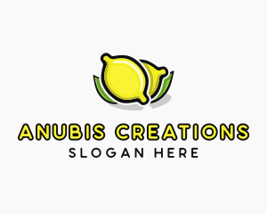 Lemon Fruit Citrus logo design