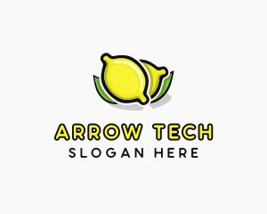 Lemon Fruit Citrus logo design