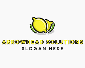 Lemon Fruit Citrus logo design