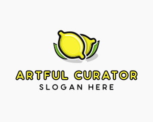 Lemon Fruit Citrus logo design