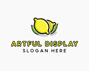 Lemon Fruit Citrus logo design