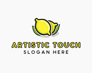 Lemon Fruit Citrus logo design