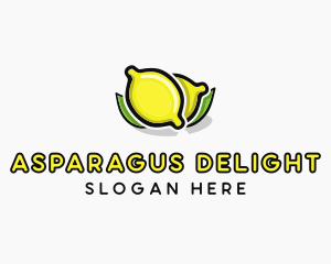 Lemon Fruit Citrus logo design