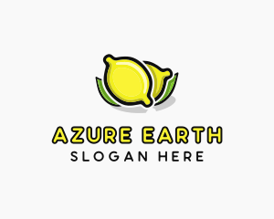 Lemon Fruit Citrus logo design