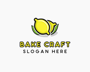 Lemon Fruit Citrus logo design