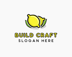 Lemon Fruit Citrus logo design