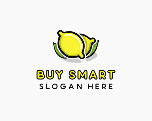 Lemon Fruit Citrus logo design