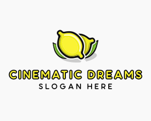 Lemon Fruit Citrus logo design